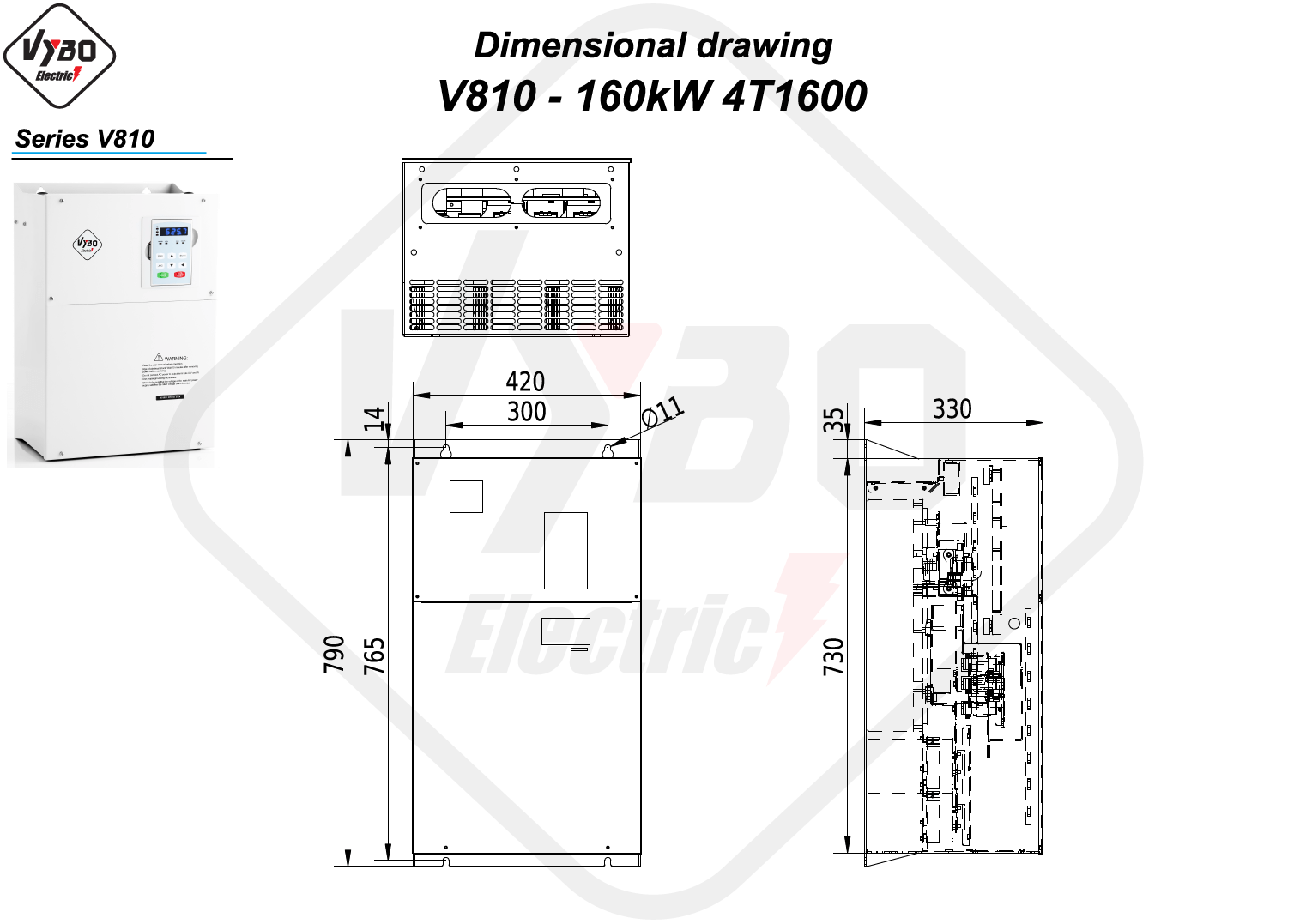 Maßzeichnung V810 4T1600