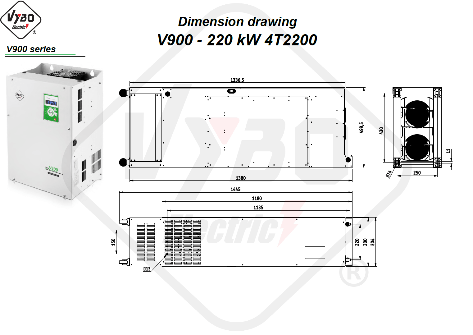 Maßzeichnung 4T2200